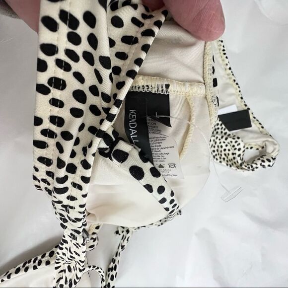 Kendall and Kylie Animal Dot Two piece bikini with knotted bottoms and top New!! - Picture 7 of 16